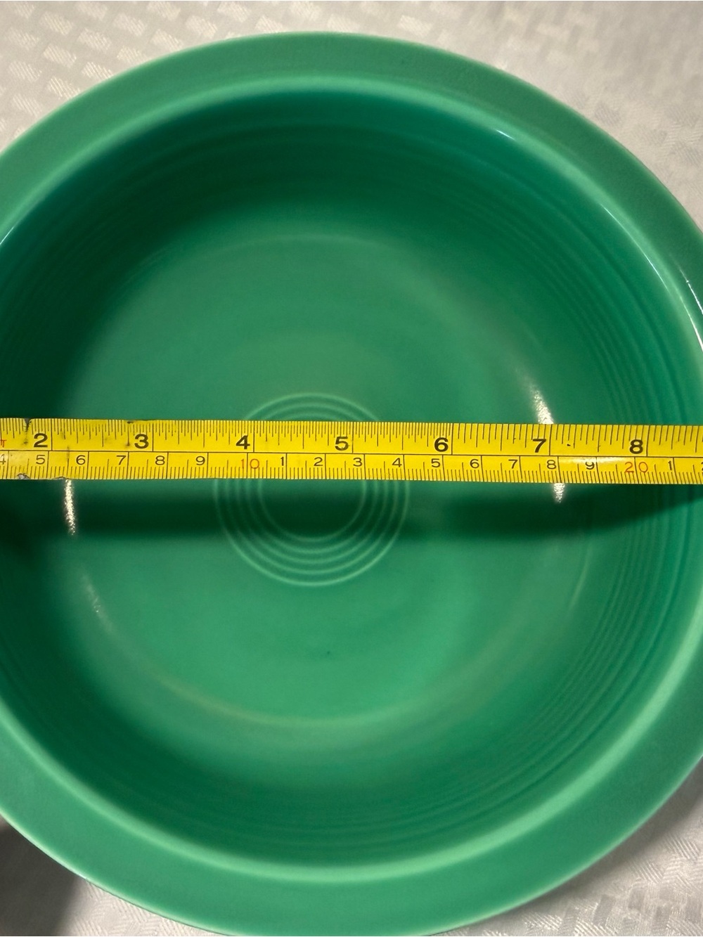 Vintage Fiestaware Serving Bowl (original green) - Picture 6 of 6